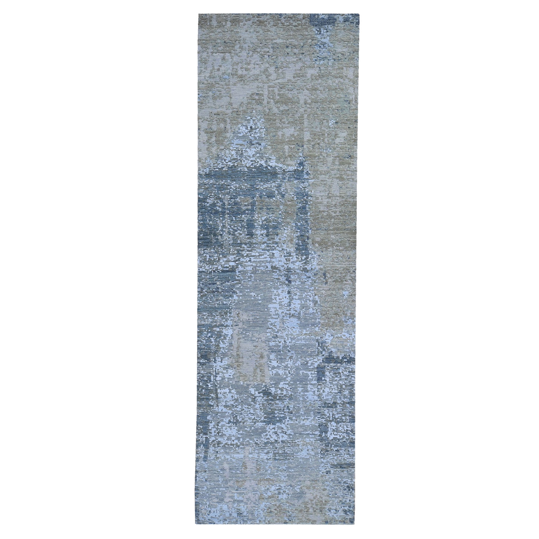 Modern & Contemporary Silk Hand-Knotted Area Rug 2'6